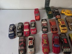 NASCAR Lot of Assorted plastic model Racing Cars Multicolor Mixed Sponsors