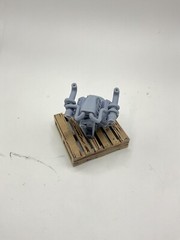 1/16 scale 3-D printed twin turbo supercharged big block engine