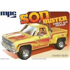 MPC 972 1/25 1981 Chevy Stepside Pickup Sod Buster Plastic Model Kit