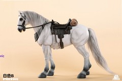 1/12 Wasteland Articulated Dun Horse Mount Animal Figure 23CM Statue Model Gift