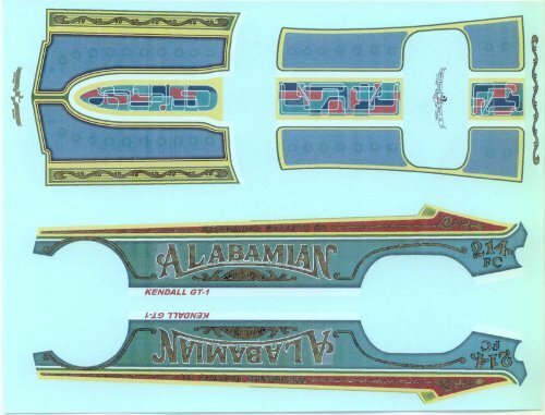 Alabamian Vega F/C 1/25 Drag decal