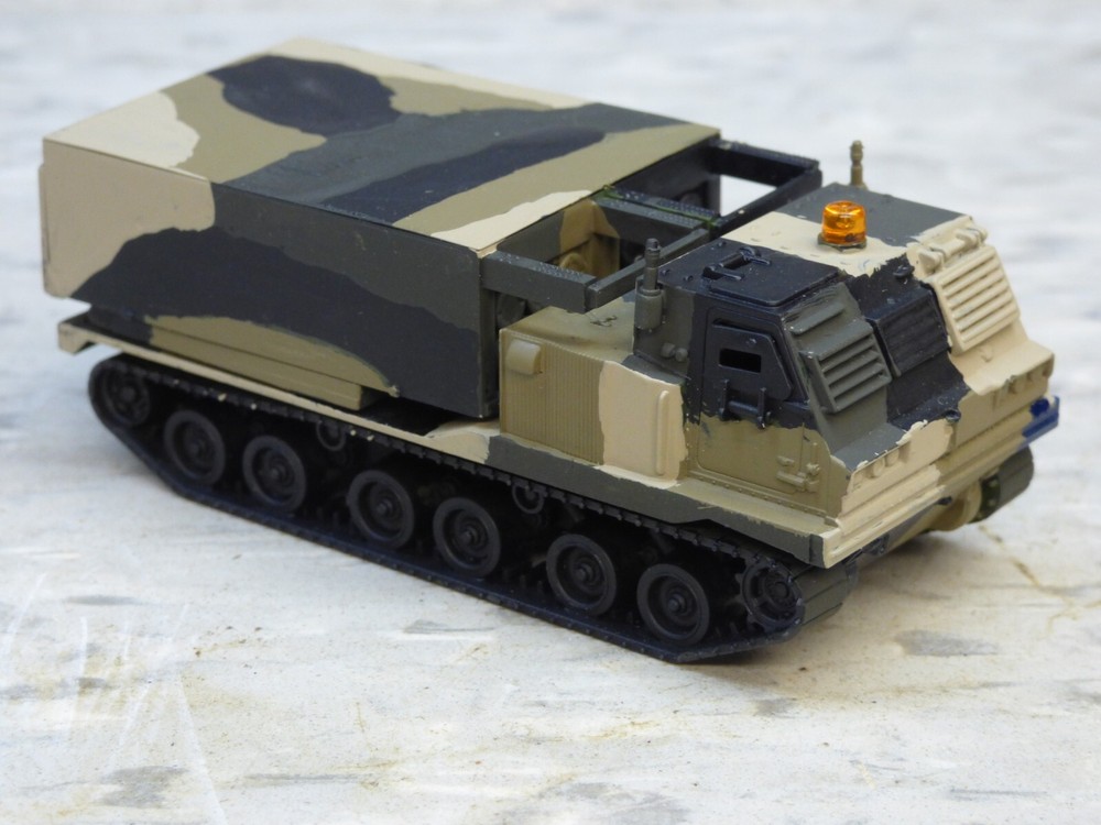 Roco Minitanks 1/87 Painted Modern US M-270 MARS Rocket Launcher Lot#8088B©