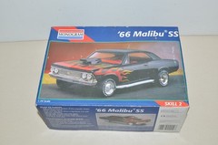Vintage Monogram 1966 MALIBU SS Junkyard Model Parts Lot Beautiful Paint 1/24