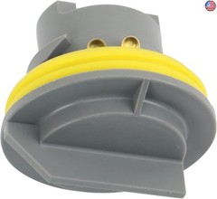 TRQ Tail Light Bulb Socket Compatible with 1996-2000 Chrysler Town &