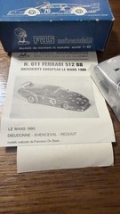 FDS Art 611 Ferrari 512 BB University European Le Mans 1980 1:43 Sealed NOS