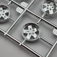 Revell 1/25 Chevy S-10 Lowrider 85-2569 Parts Kit Bash Chrome Wheels Rims
