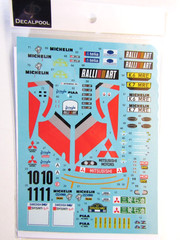 Decalpool 1/24 Scale Lancer Evo 2 Sweden 1995 Decal Sheet DP260 for Hasegawa
