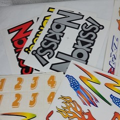VTG Lot Of Model Car Kit Decals Stickers Sheets Auto Customizing Racing 24 Sheet