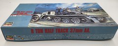 Hasegawa Hobby Kits, 8 Ton Half Track 37mm AA, 1:72 Scale German Army Tank