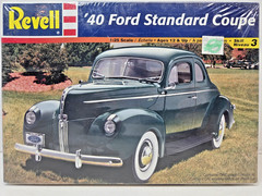 Revell 1940 Ford Standard Coupe 1:25 Scale Model Car Kit #85-2387 NEW Sealed