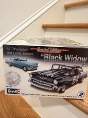 2009 Revell Black Widow Special Ed 1/25 Scale ’57 Chevy 150 Utility Sedan