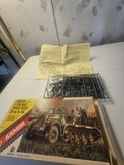 Ahm Armor 1:72 #552 German Sd. kfz.7/1 8 Ton Half Track Quad 20mm AA NIB 1974