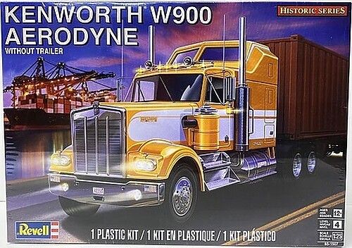 Revell Kenworth W900 Semi Truck – Plastic Model Truck Kit – 1/25 Scale – #851507