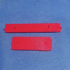 🌟 “Wood” Bumpers Little Red Wagon 1:25 Scale 1000s Model Car Parts 4 Sale