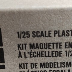 Spotlight 1960 Chevy Corvette 1:25 Scale Model Car Part MPC