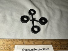 Set of 4 Rubber Plastic Model Tires 1/25 scale part repair 2 width’s front back