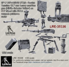Live Resin 1/35 LRE-35336 6P17 NSV-NSVS UTES 12.7mm Calibre Heavy MG (2)