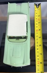 VINTAGE AMT 1958 FORD THUNDERBIRD GREEN DEALER PROMO MODEL TOY 1/25