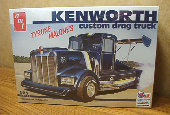 AMT KENWORTH TYRONE MALONE’S CUSTOM DRAG TRUCK MODEL KIT 1/25 SCALE #1157