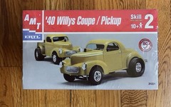 AMT 1/25 Scale Kit 40 WILLYS COUPE / PICKUP #31221 (sealed)