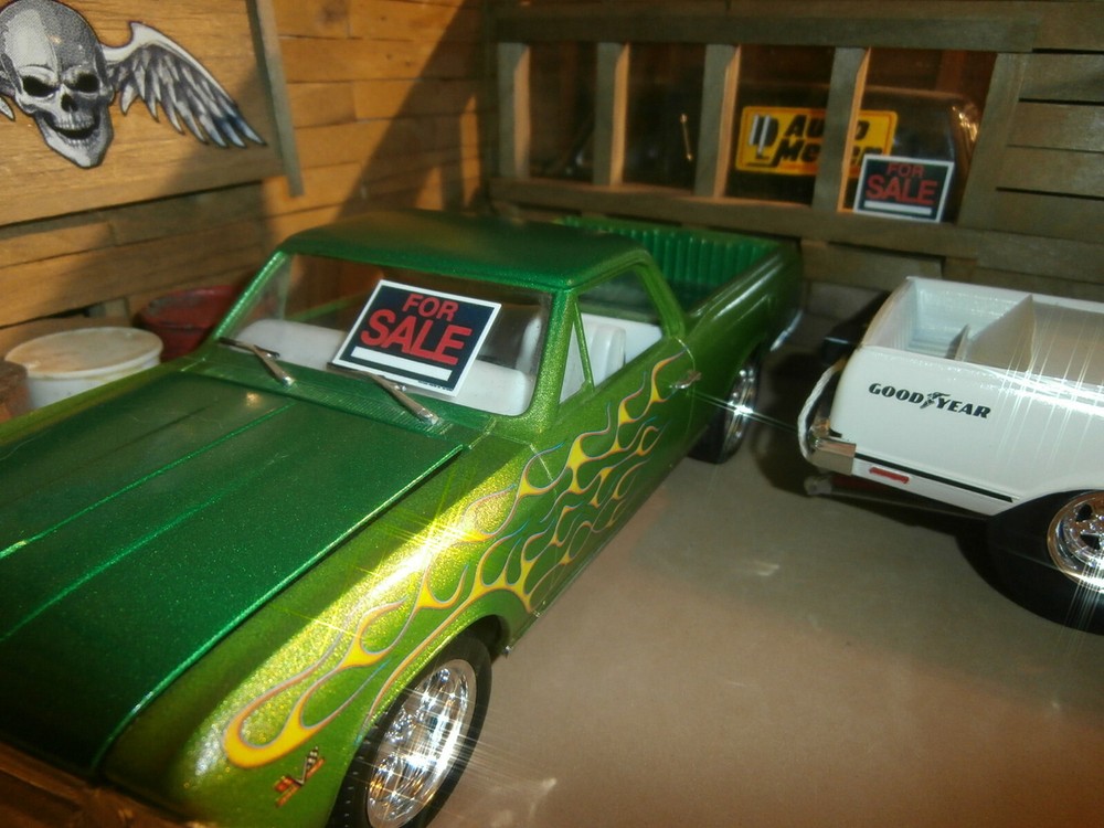 3 PRE-CUT GARAGE DIORAMA FOR SALE SIGNS 1:24 or 1:25 SCALE MODEL