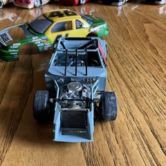 Built Model Car, 1990 Monogram Stock Car STARTED, INCOMPLETE, MODIFIED For Parts