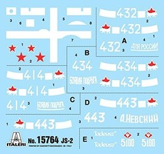 Italeri Josef Stalin IS-2 MOD. 1944 WWll Russian Military Vehicle