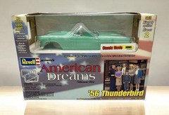 New Revell American Dreams TV Show 1956 Ford Thunderbird Metal Model Kit 85-1582