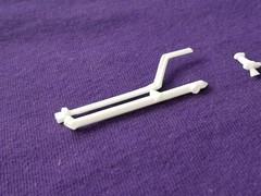 Kenworth W-925 AUXILIARY TRANS SHIFT LINKAGE & MOUNT from AMT 1:25 Model Kit