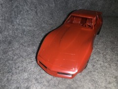 1981 red orange corvette promo (Lot#893)
