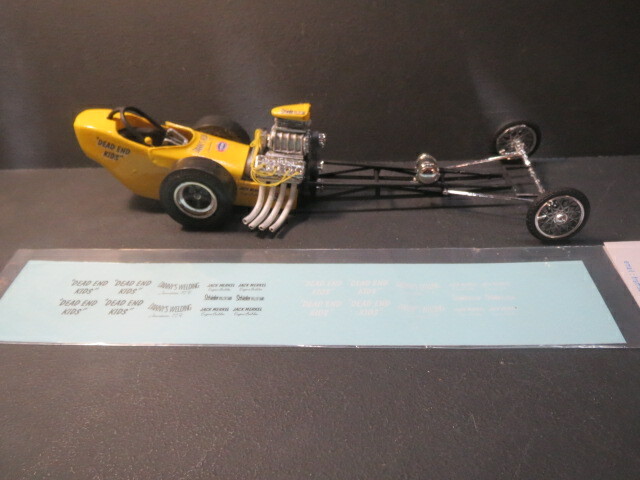 Dead End Kids Top Fuel 1/25 Decal from Fremont Racing Specialties