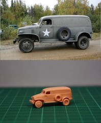 1/144 WWII USA G506 Panel Truck (fine detail) Resin kit (#USA641)