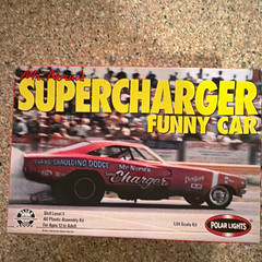 Polar Lights Mr. Norm Dodge Charger Super Charger Funny Car 1:24 Kit #6501