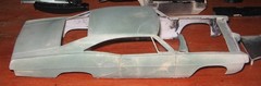 MPC 1967 Pontiac Bonneville HT Annual Kit Rough Builder Parts Lot Used Orig 67