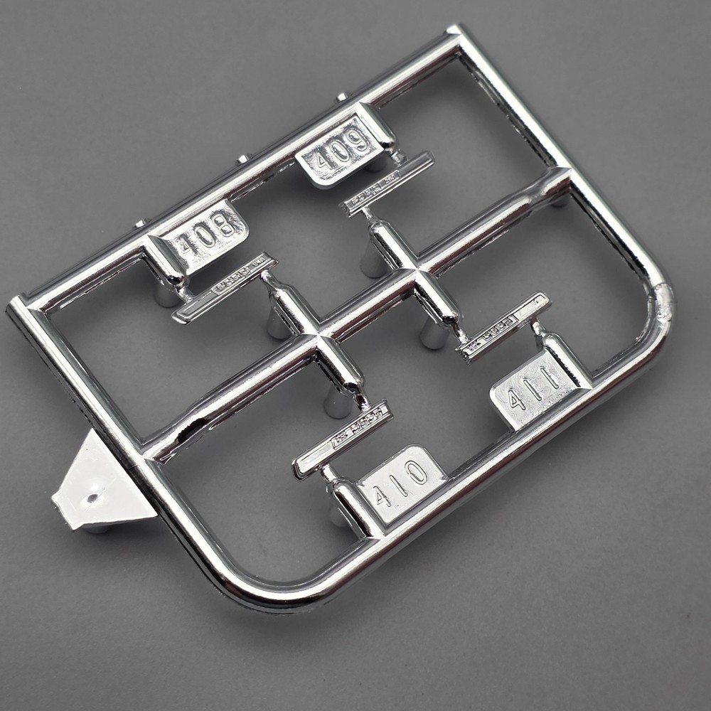Moebius 1/25 1970 Ford F-350 Parts Kitbash Chrome Badges #408 #409 #410 #411