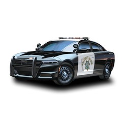 AMT 2021 Dodge Charger Police Pursuit 1:25 Scale 8.25 inches long, MULTI