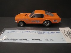 Souza Bros. 65/66 Mustang AWB 1/25th DECAL 1/25 from Fremont Racing Specialties
