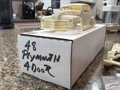 R & R RESIN 1948 PLYMOUTH 4-DOOR RESIN KIT! CIRCA 90’s-2000’s! VMCP!