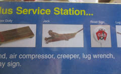 🔥MRC BC102 1:24 JOE’S POWER PLUS Service Station from the 60’s 1/24 WRAPPed
