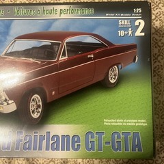 AMT/Ertl Model kit of the muscle car, ’66 Ford Fairlane GT-GTA NOB Sealed parts