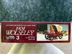 Union 1904 Wolseley 1/16 Scale Model Classic Kit Opened Box