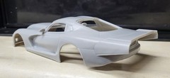 1/24 scale resin 3d printed Outlaw Dodge Viper drag body model slot car