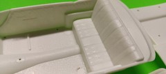 Spirit of 57 1957 Chevy Bel Air 1/25 Gasser Custom Interior Tub Bucket Seats Rod