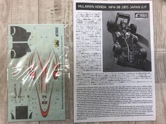 Ebro 1/20 plastic model McLaren MP4/30 2015 Japan GP