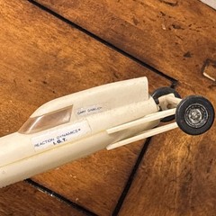 THE BLUE FLAME Land Speed Rocket Car Promo Model Incomplete Rare Vintage