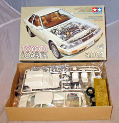 1986 TOYOTA SOARER 3.0 GT MODEL KIT TAMIYA #2464 SEALED PARTS COMPLETE VINTAGE
