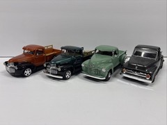 Lot Of 4 BUILT Model Cars NICE Lot#004 Trucks