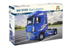 Italeri 3933 1/24 Scale Tractor Truck Model Kit DAF XF-105 Space America