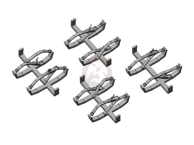 Rado 1/35 Empty Jerrycan Racks for Sd.Kfz.234 Series (4 different type) RDM35S32