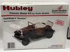 Hubley Classic Metal Kit Scale Models Ford Model A Roadster 1:20 New Sealed Usa